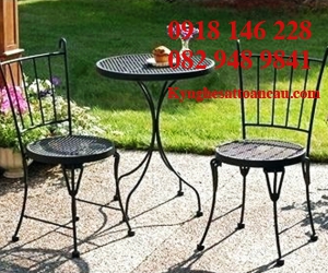 Bàn ghế sắt mỹ thuật BS19