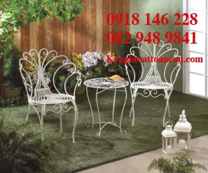 Bàn ghế sắt mỹ thuật BS24