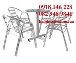 BÀN GHẾ INOX ĐẸP B3