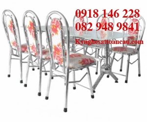 BÀN GHẾ INOX CAO CẤP B22