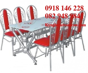 BÀN GHẾ INOX ĐẸP B26