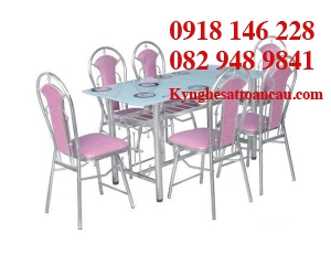 BÀN GHẾ INOX ĐẸP B27