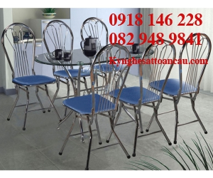 BÀN GHẾ INOX ĐẸP B31