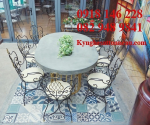 Bàn ghế sắt mỹ thuật BS33