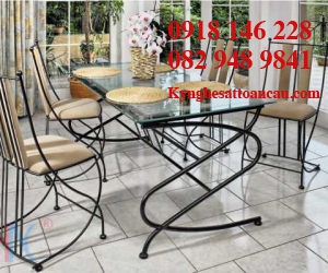 BÀN GHẾ SẮT MỸ THUẬT BS5