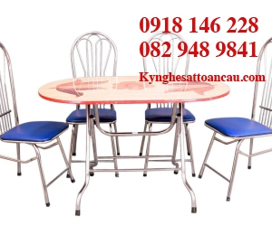 BÀN GHẾ INOX ĐẸP B39