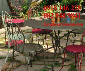 Bàn ghế sắt mỹ thuật BS35