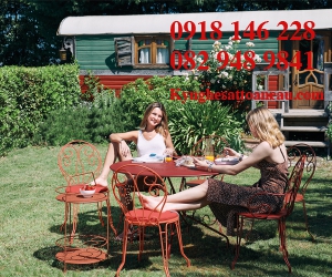 Bàn ghế sắt mỹ thuật BS36