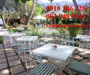 BÀN GHẾ SẮT MỸ THUẬT hk05