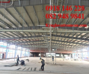 Mái che nhà xưởng C8