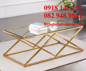 Bàn trà inox xi mạ BT1(1)