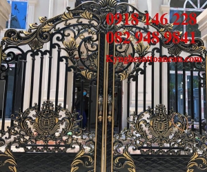 Cửa nhôm đúc đẹp C24