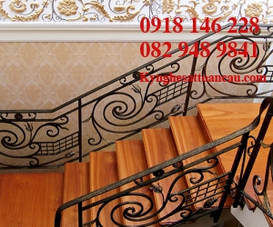 Cầu thang sắt mỹ thuật CT9
