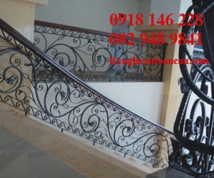 Cầu thang sắt mỹ thuật CT10