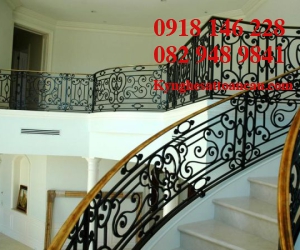 Cầu thang sắt mỹ thuật CT11