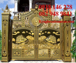 Cửa nhôm đúc đẹp C34