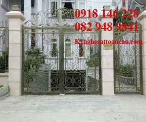 Cửa cổng sắt mỹ thuật CCS59