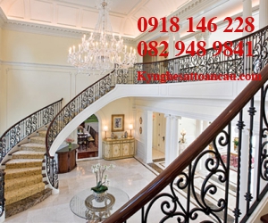 Cầu thang sắt mỹ thuật CT18