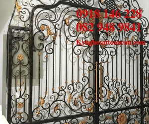 Cửa cổng sắt mỹ thuật CCS83