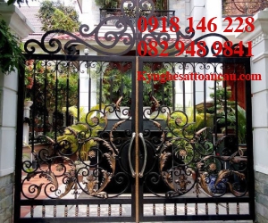 Cửa cổng sắt mỹ thuật CCS85