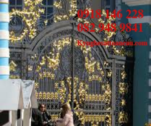 Cửa nhôm đúc đẹp C48