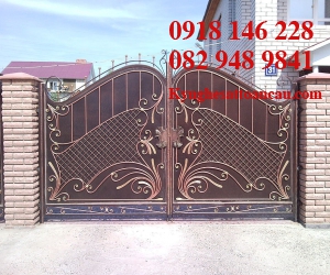 Cửa cổng sắt mỹ thuật CCS90