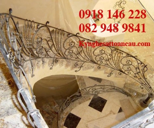 Cầu thang sắt mỹ thuật CT26