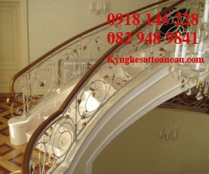 Cầu thang sắt mỹ thuật CT27