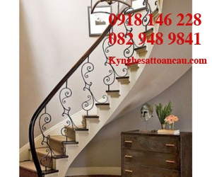 Cầu thang sắt mỹ thuật CT34