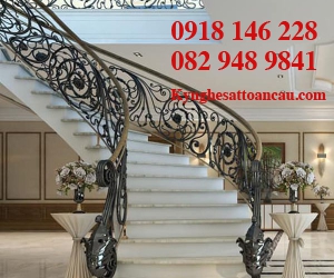 Cầu thang sắt mỹ thuật CT35