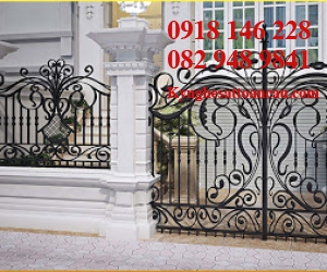 Cửa cổng sắt mỹ thuật CCS98