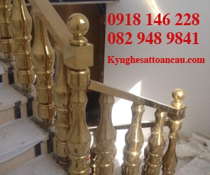 Cầu thang Inox xi mạ CTI01