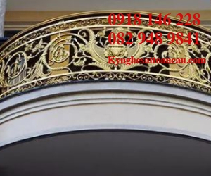 Lan can nhôm đúc L2