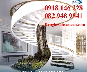 Cầu thang hình xoắn ốc CTX01