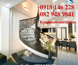 Cầu thang xoắn ốc CTX38 tại Bình Dương