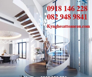 Cầu thang xoắn ốc CTX43 tại Dĩ An
