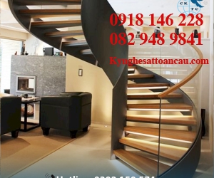 Cầu thang xoắn ốc CTX46 tại Dĩ An Bình Dương