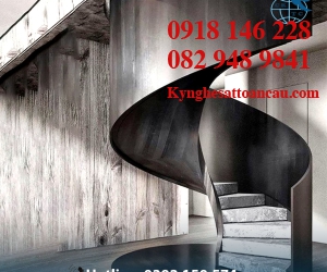 Cầu thang xoắn ốc CTX47 tại Dĩ An Bình Dương