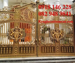 Cửa cổng nhôm đúc CN6