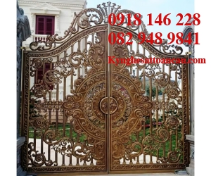 Cửa cổng nhôm đúc CN9