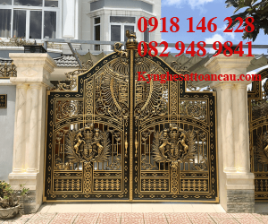 Cửa cổng nhôm đúc CN10