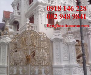 Cửa công nhôm đúc CN19