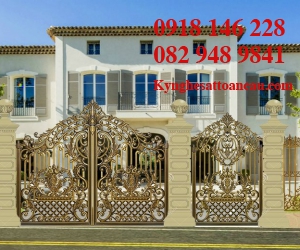 Cửa cổng nhôm đúc CN20