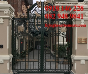 Cửa cổng sắt mỹ thuật CCS21