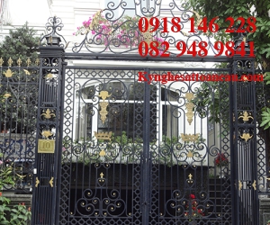 Cửa cổng sắt mỹ thuật CCS101