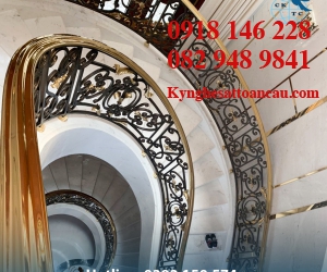 Cầu thang sắt mỹ thuật CTS03