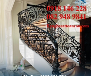 Cầu thang sắt mỹ thuật CTS08