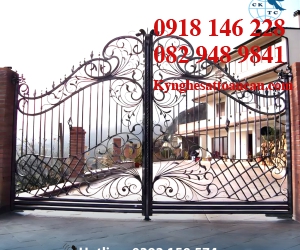 Cửa cổng sắt mỹ thuật CCS106