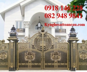 Cửa cổng nhôm đúc CCN107