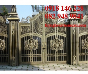 Cửa cổng nhôm đúc CN06